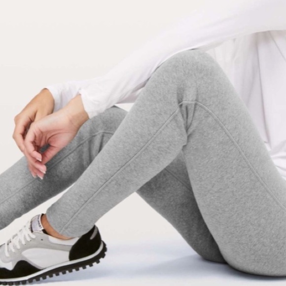 9.Lululemon Wunder Lounge Pant 28" *Updated FitHeathered Core Medium Grey - Picture 5 of 16
